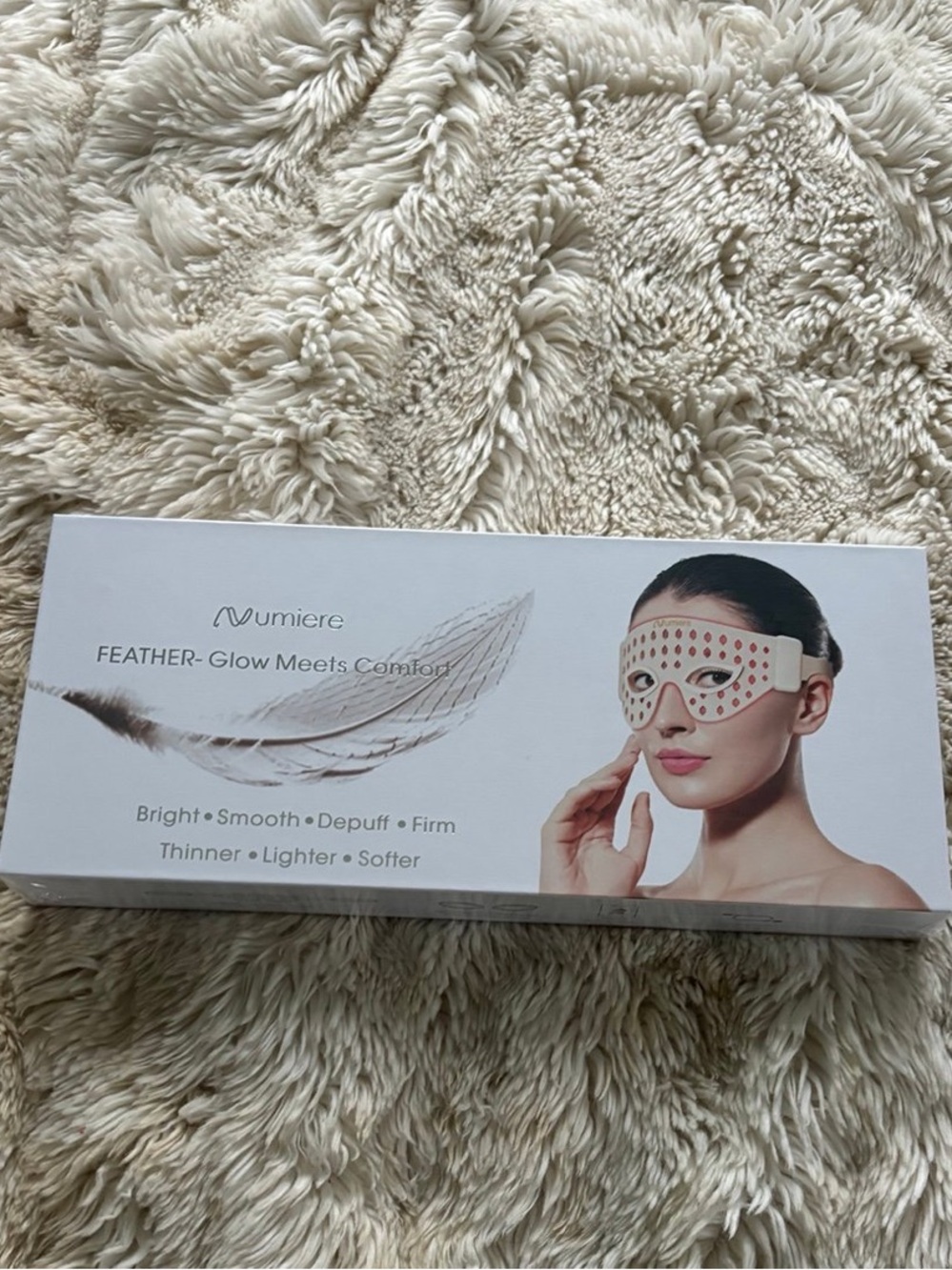 Numiere feather LED Eye Mask